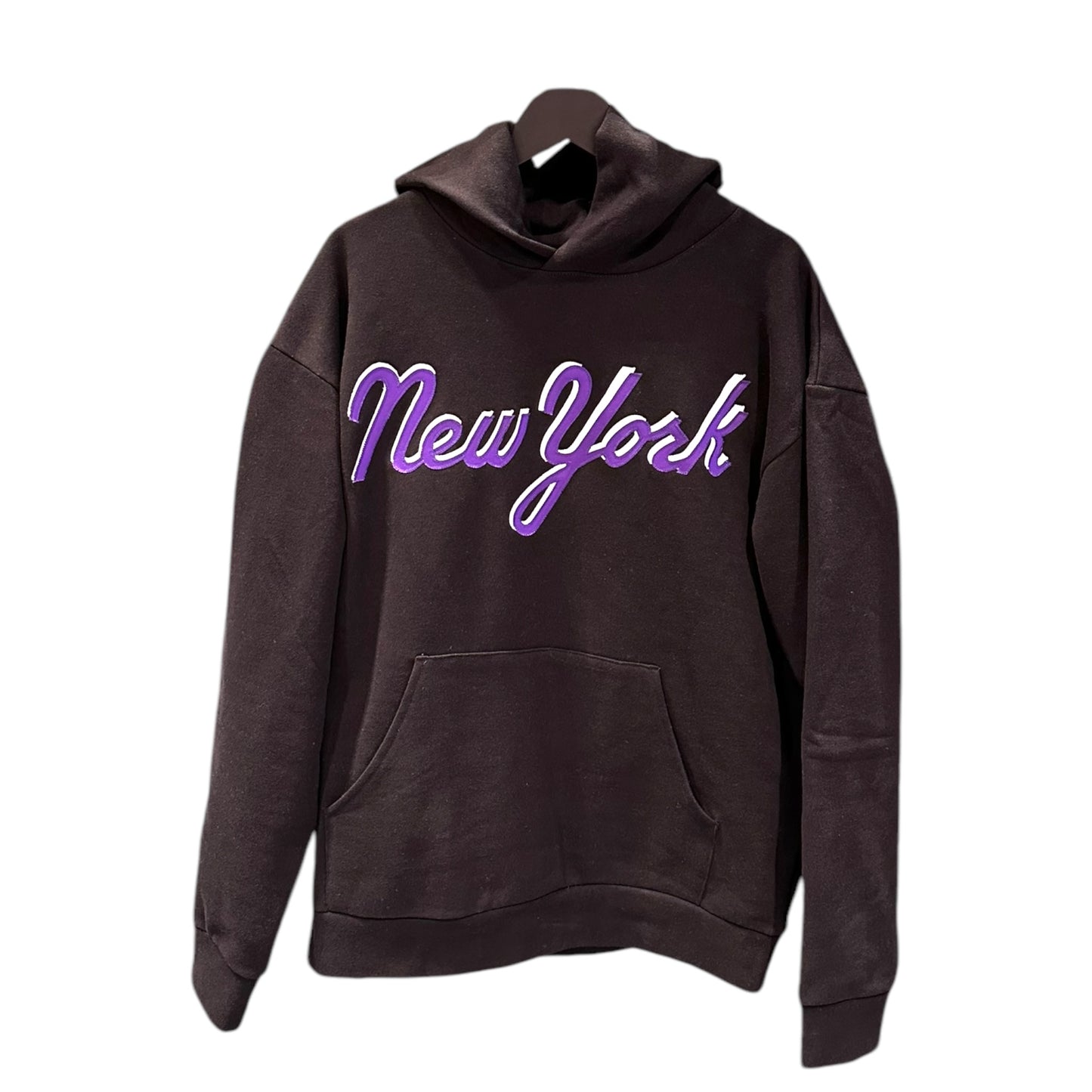 NYM script purple Premium Hoodie
