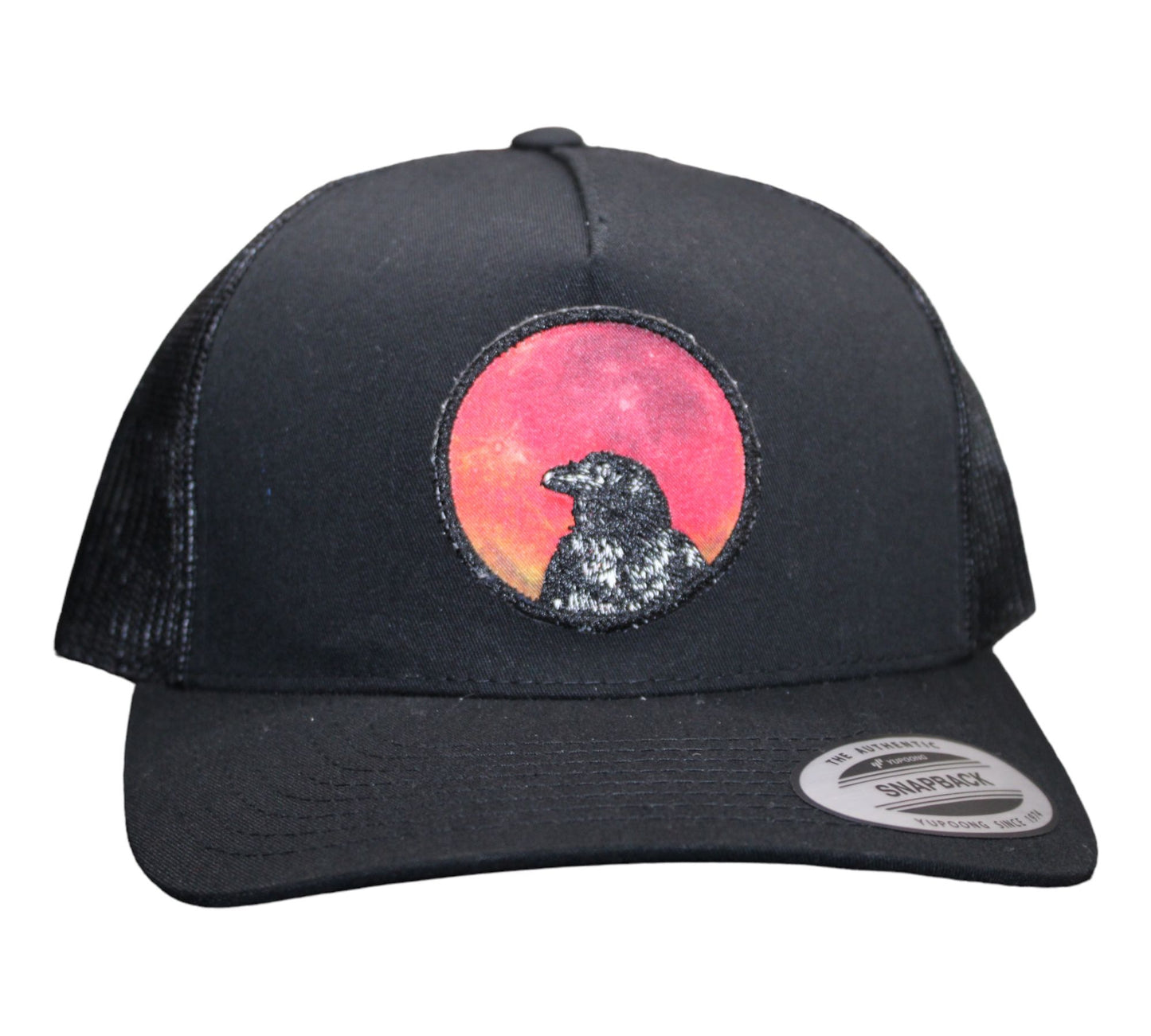 Blood Moon Crow Trucker