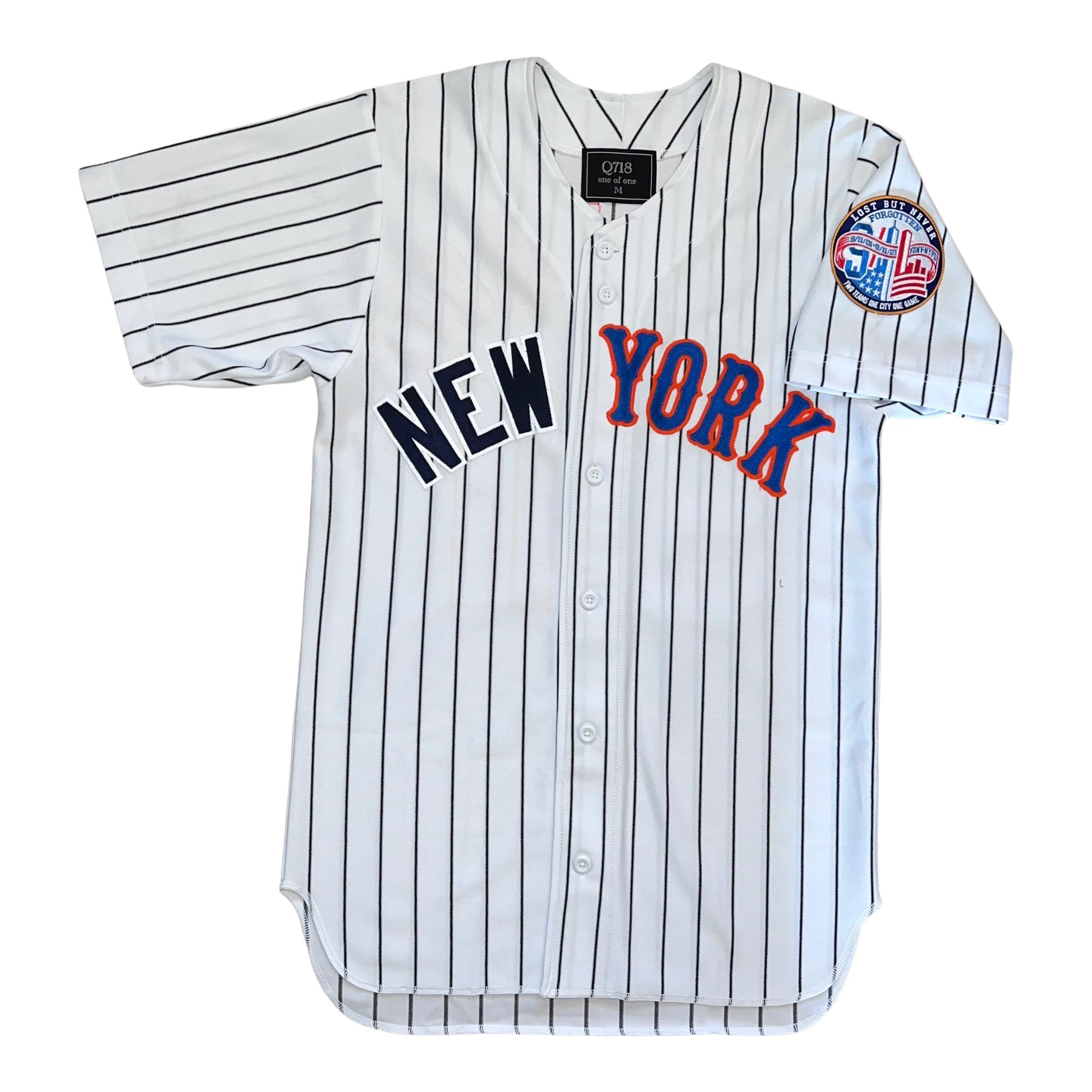 NY x Never Forget 9/11 Baseball Jersey – Q718