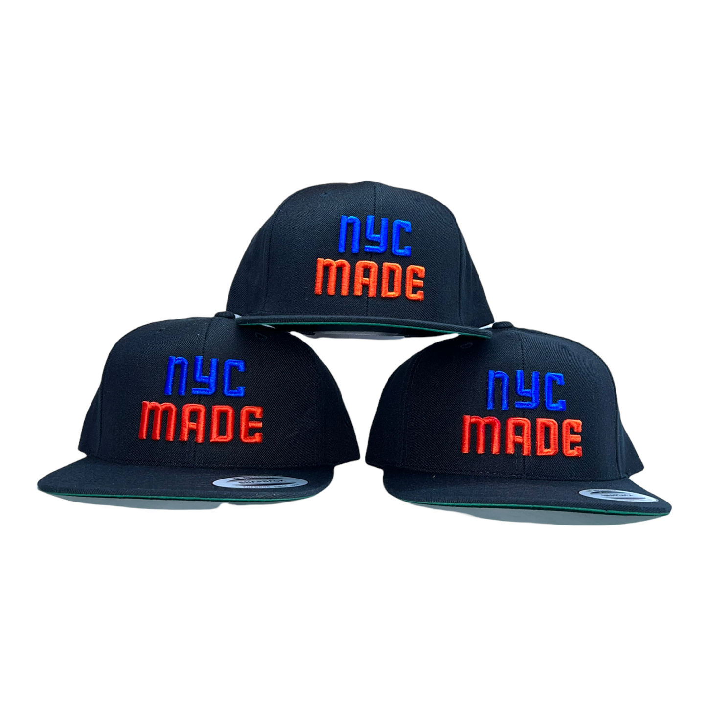 NYC Made Snapback Blue & Orange