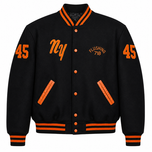 Varsity Letterman Jacket Queens 718 Custom One of One