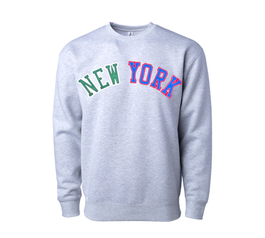 NY Football Teams Crewneck Sweater