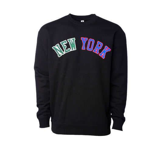 NY Football Teams Crewneck Sweater