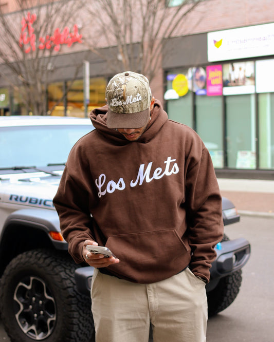 Los Mets Brown Premium Hoodie