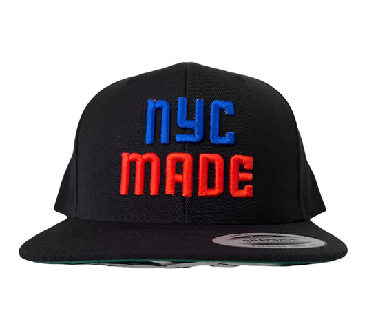 NYC Made Snapback Blue & Orange