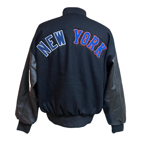 New York x NY Varsity Wool & Leather Jacket