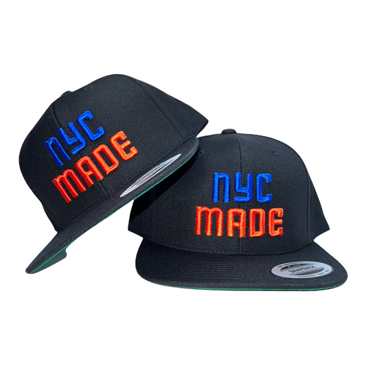 NYC Made Snapback Blue & Orange