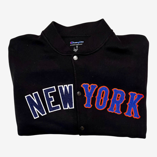 New York Bomber Jacket Chenille Letters