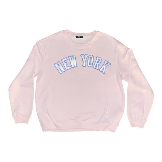 NEW YORK PINK CREWNECK